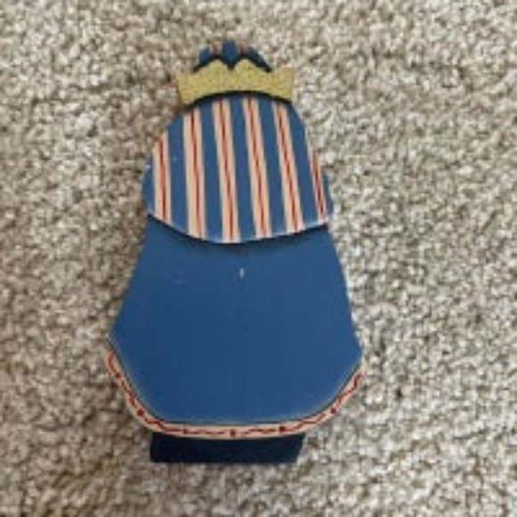 VGC Three Kings of Orient Wood Wooden Painted Nativity Manger Figures Christmas - Picture 3 of 7